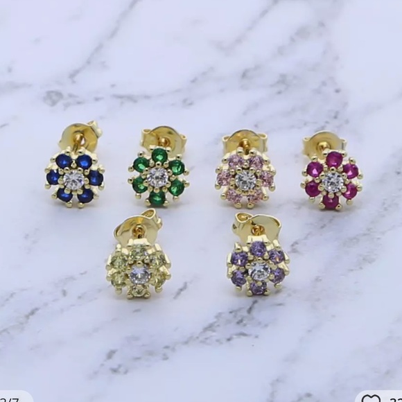 Beautiful flower earrings🌸🌼 - Picture 5 of 8